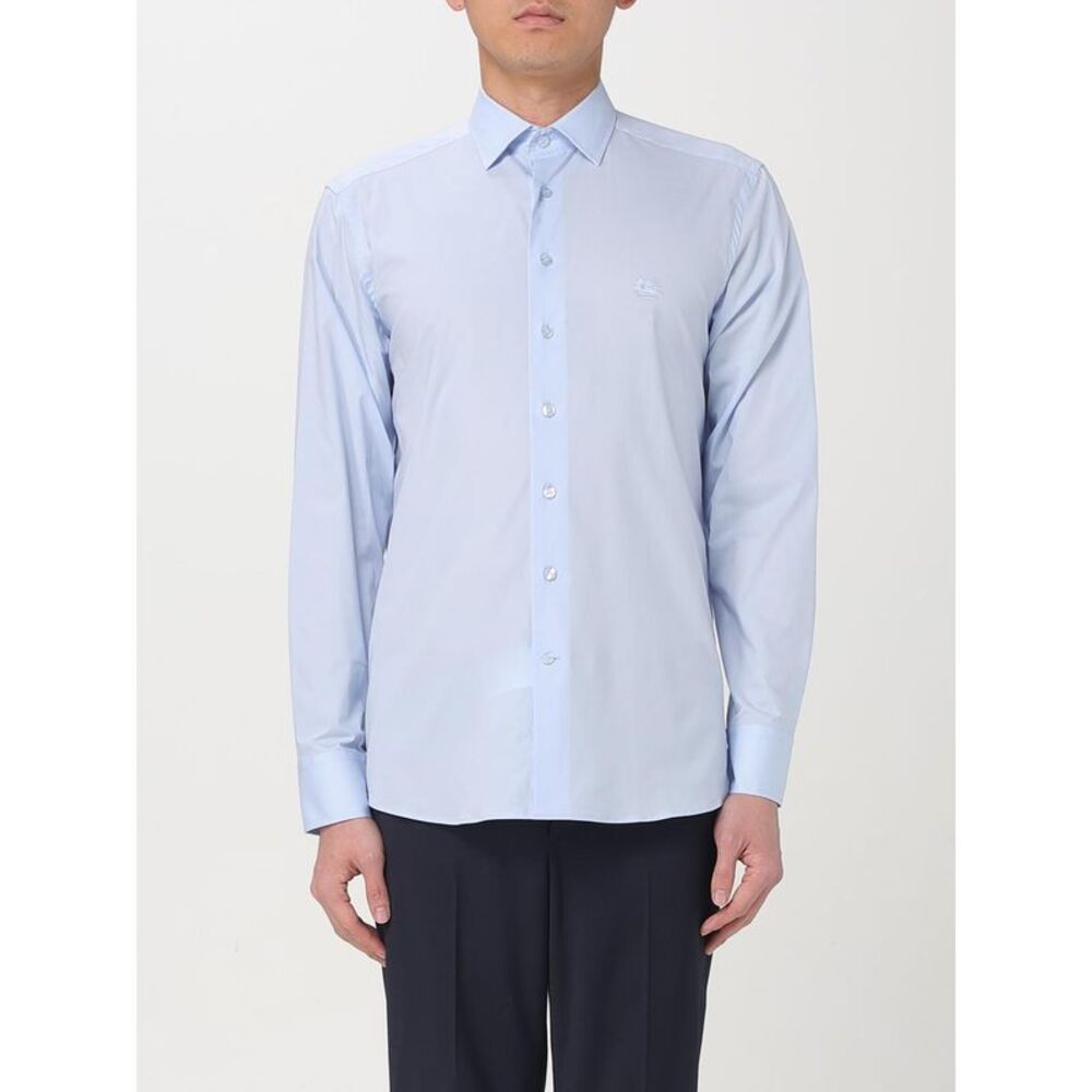 Etro Shirt Men Gnawed Blue